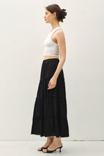 Tiered Maxi Skirt