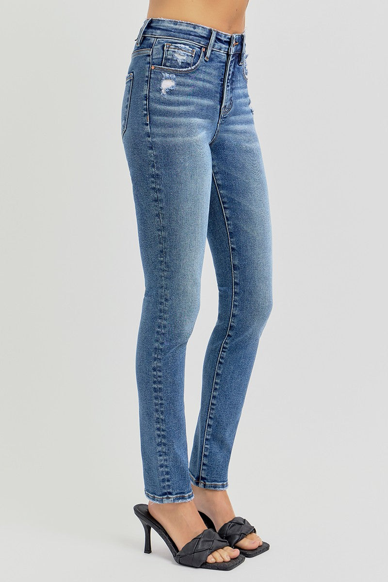RISEN Jeans Tummy Control High Rise Ankle Slim Skinny Jeans