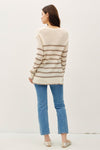 Lightweight Striped Long Sleeve Sweater