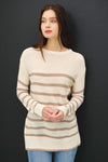 Lightweight Striped Long Sleeve Sweater