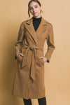 Tie-Front Trench Coat