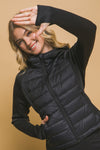 Padded Long Sleeve Thumb Hole Jacket