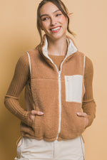 Reversible Fleece Vest with Side Pockets