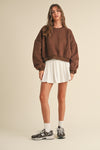 Cozy Fleece Oversized Crewneck Sweatshirt