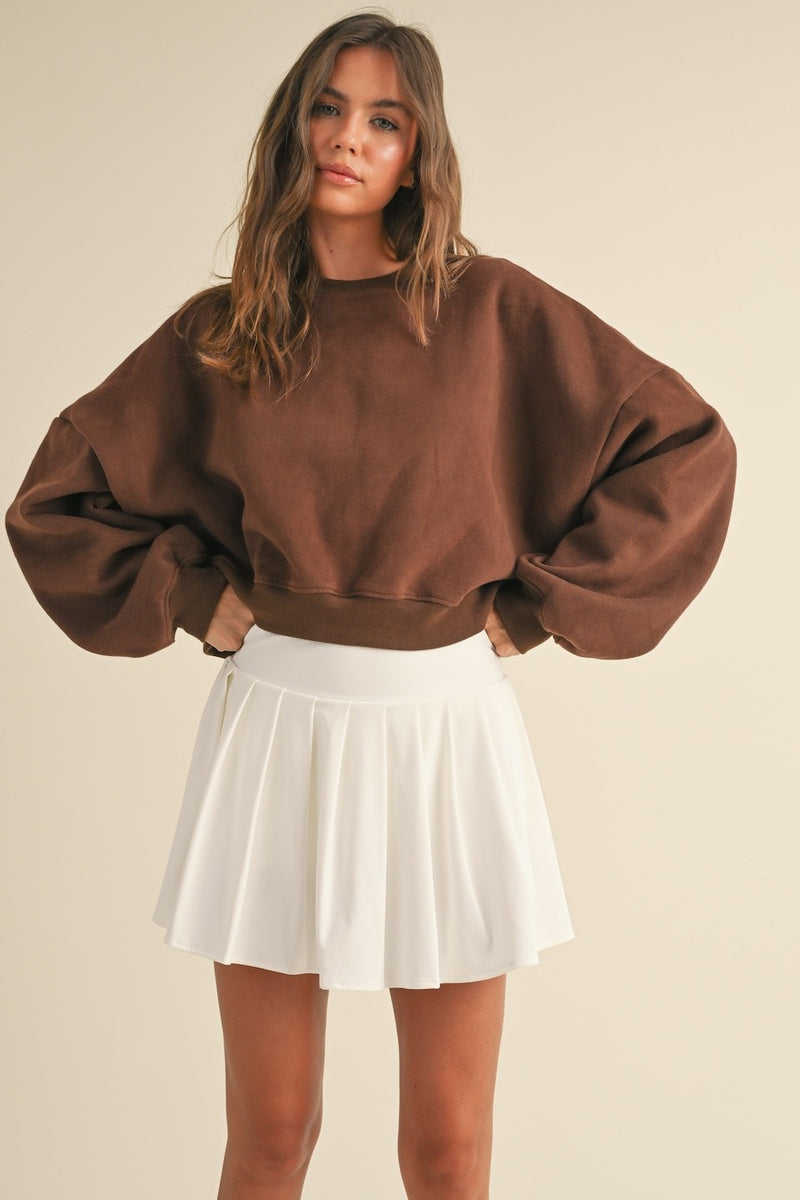 Cozy Fleece Oversized Crewneck Sweatshirt