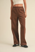 Cozy Fleece Wide Leg Sweatpants