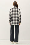 Oversized Charcoal Flannel