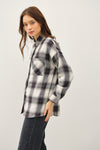 Oversized Charcoal Flannel