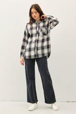 Oversized Charcoal Flannel