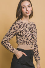 Leopard Print Cardigan