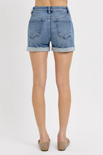Risen High Rise Turn Up Cuffed Shorts