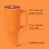 Tangerine HydroJug 32 oz Traveler Tumbler