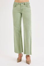 RISEN Tummy Control Mid Rise Wide Leg Pants