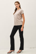 Garment Dyed Cotton Slub Tee