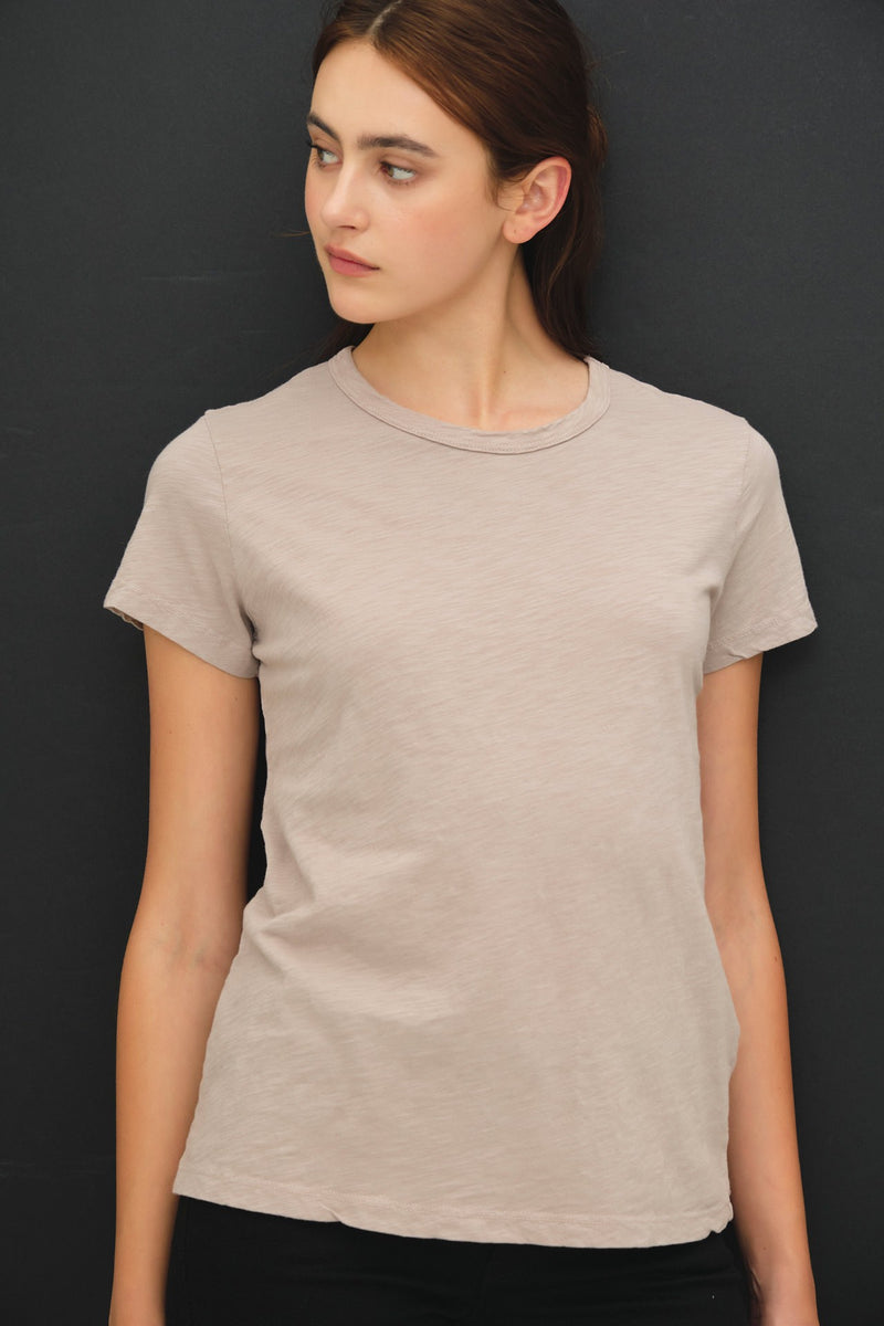 Garment Dyed Cotton Slub Tee