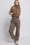 Cropped Puffer Vest