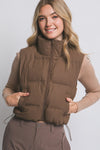 Cropped Puffer Vest