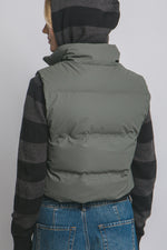 Cropped Puffer Vest