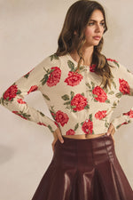 Luxe Soft Floral Button Down Cardigan