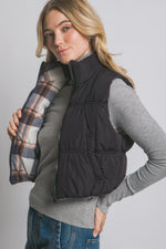Full-Zip Reversible Puffer Vest