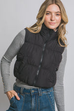 Full-Zip Reversible Puffer Vest