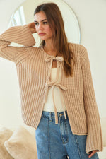 Solid Loose Knit Sweater Top