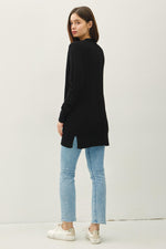 Viscose Open Front Essential Cardigan