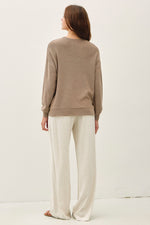 Slightly Oversized Drop Shoulder Sweater Top