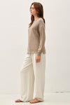 Slightly Oversized Drop Shoulder Sweater Top