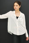 Classic Cut Button Up Long Sleeve Top