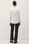 Classic Cut Button Up Long Sleeve Top