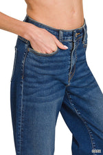 Zenana Dark Wash Wide Leg Jean