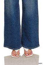 Zenana Dark Wash Wide Leg Jean