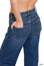 Zenana Dark Wash Wide Leg Jean