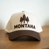 Montana Three Tree Embroidered Trucker