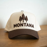 Montana Three Tree Embroidered Trucker