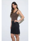 Leopard Square Neck Sleeveless Knit Bodysuit