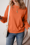 Round Neck Long Sleeve Sweatshirt