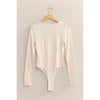 Long Sleeve Sweetheart Neck Bodysuit