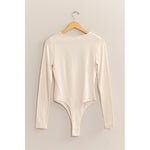 Long Sleeve Sweetheart Neck Bodysuit