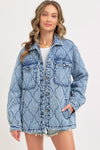Quilted Denim Jacket