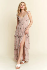 Falling for Florals Tiered Dress