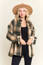 Sherpa-Lined Button Down Shacket