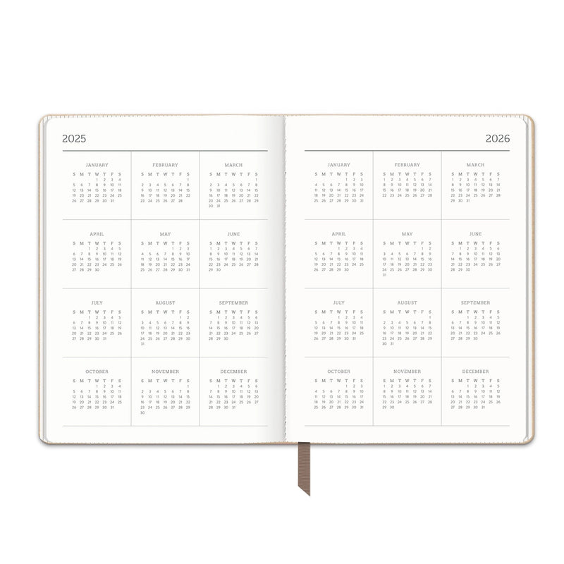 2026 Desert Taupe Large Dual-Textured Planner