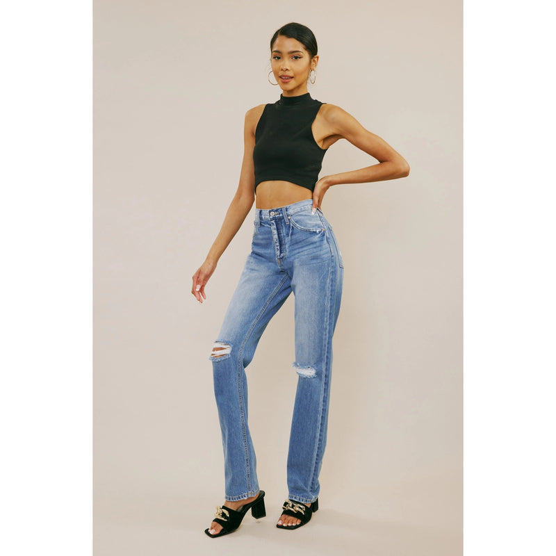 KanCan Ultra High Rise Straight Jeans