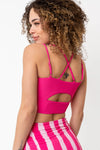 Hibiscus Double Strap Swim Top