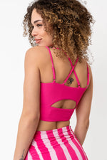 Hibiscus Double Strap Swim Top