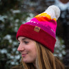 Mountains Pom Beanie