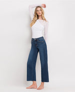 Lovervet by VERVET Tummy Control Mid Rise Wide Leg Jeans