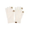 C.C Heather Knit Plain Gloves